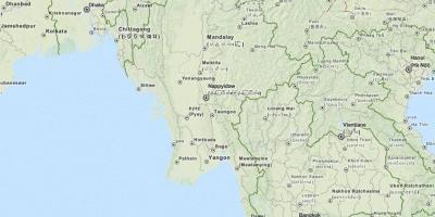 Gps mapy pre Mjanmarsko